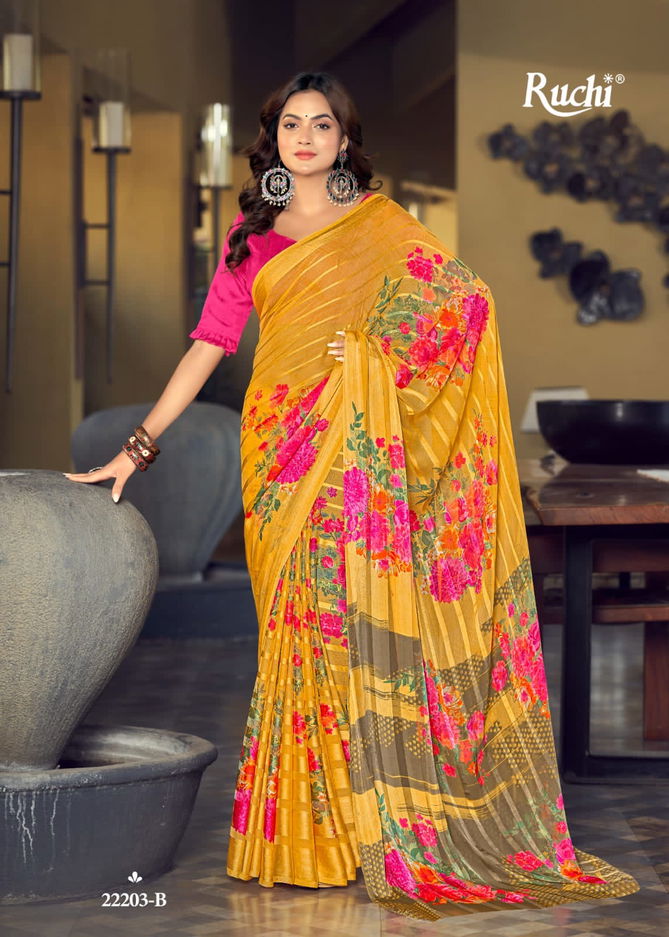 Vartika Silk 2nd By Ruchi Printed Sarees Catalog